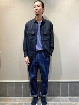 「417 EDIFICE（フォーワンセブンエディフィス）のアイテム（ブルゾン）」を使った、ふくさん（メンズ・178cm）の秋コーディネート