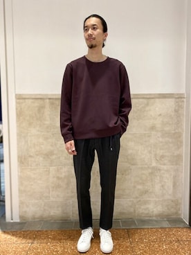 「417 EDIFICE（フォーワンセブンエディフィス）のアイテム（スウェット）」を使った、ふくさん（メンズ・178cm）の秋コーディネート