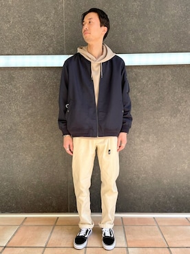 「417 EDIFICE（フォーワンセブンエディフィス）のアイテム（ブルゾン）」を使った、ふくさん（メンズ・178cm）の春コーディネート