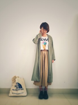 シャンシャンさんのコーディネート