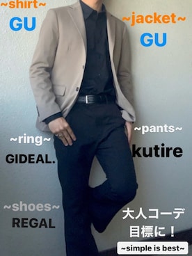 MASAさん（メンズ・170cm）の冬コーディネート