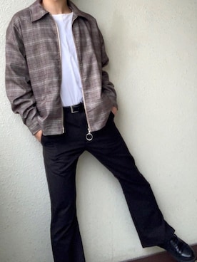「MinoriTY（マイノリティ）のアイテム（ブルゾン）」を使った、MASAさん（メンズ・170cm）の春コーディネート