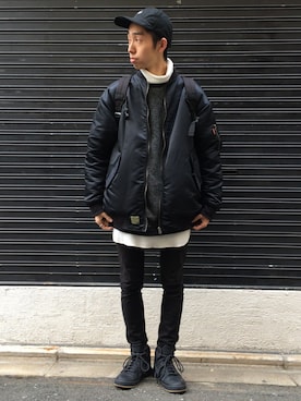 CHIMMYさん（メンズ・173cm）の冬コーディネート