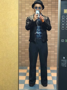 「JOURNAL STANDARD relume（ジャーナルスタンダード　レリューム）のアイテム（ブルゾン）」を使った、@ZMさん（メンズ・170cm）の秋コーディネート