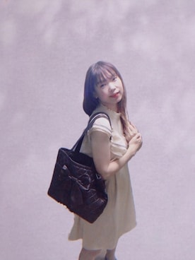 「NaRaYaのアイテム」を使った、とらぱんさん（レディース・161cm）の夏コーディネート