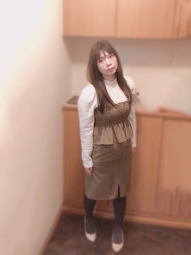 「MISCH MASCH（ミッシュマッシュ）のアイテム（ジャケット/アウター）」を使った、とらぱんさん（レディース・161cm）の冬コーディネート