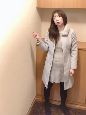 「MISCH MASCH（ミッシュマッシュ）のアイテム（ジャケット/アウター）」を使った、とらぱんさん（レディース・161cm）の春コーディネート