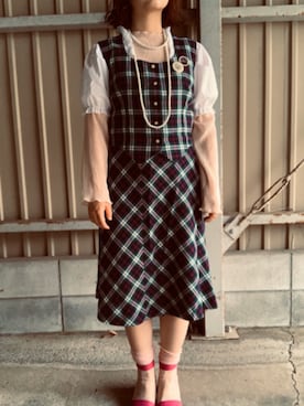 「chico_（チコ）のアイテム」を使った、mikiさん（レディース・157cm）の春コーディネート