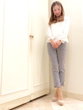 「L'EST ROSE（レストローズ）のアイテム（トップス）」を使った、りしあさん（レディース・161cm）の冬コーディネート