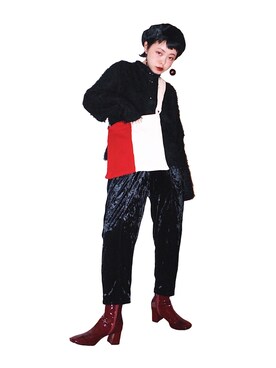「アイテム（ピアス（両耳用））」を使った、MIDORIさん（レディース・152cm・20代）の冬コーディネート