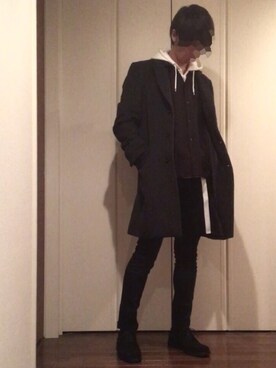 シンラさん(メンズ・177cm)の冬コーディネート