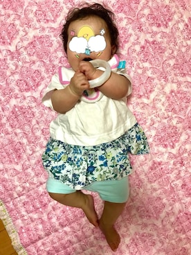 「babygap」｜「アイテム（アクセサリー）」を使った、hanaさん（キッズ・60cm）の夏コーディネート