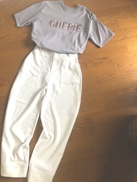 「少ない服で着回し」｜cha..さん（レディース・160cm）の春コーディネート