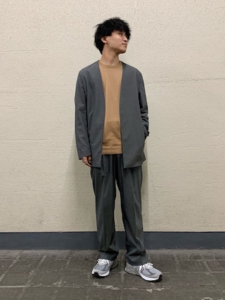 M スーツ ルーズ ストレッチ T/R 別注 OGUZ × アダムエロペ 極美品 ADAM ROPE'（アダムエロペ）の「【OGUZ】ROOMジャケット ET スーツ