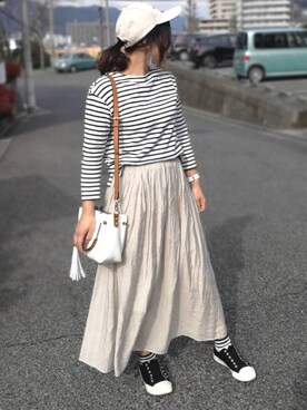 MAIさん(レディース・160cm)の春コーディネート