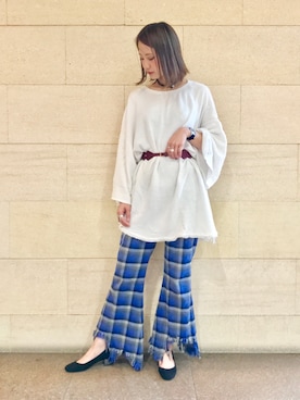 「アイテム（リング）」を使った、ミヤビさん（レディース・165cm・20代）の秋コーディネート