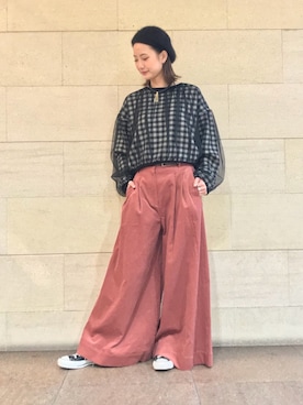 ミヤビさん（レディース・165cm）の秋コーディネート