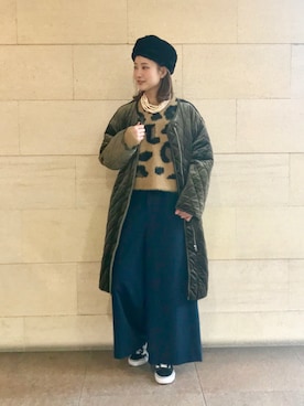 「Ray BEAMS（レイビームス）のアイテム（ジャケット/アウター）」を使った、ミヤビさん（レディース・165cm）の秋コーディネート