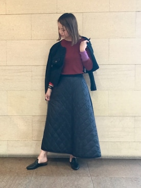 「Levi's」｜「アイテム（デニムジャケット）」を使った、ミヤビさん（レディース・165cm）の夏コーディネート