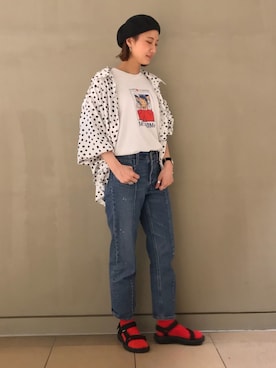 ミヤビさん（レディース・165cm）の春コーディネート