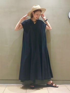 「RBS（アールビーエス）のアイテム」を使った、ミヤビさん（レディース・165cm）の春コーディネート