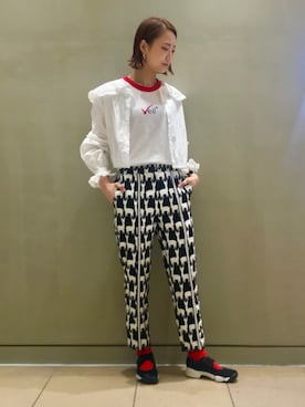 「エアリフト」｜ミヤビさん（レディース・165cm）の春コーディネート