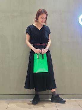 「アイテム（ピアス（両耳用））」を使った、ミヤビさん（レディース・165cm・20代）の夏コーディネート