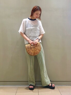 「アイテム（ピアス（両耳用））」を使った、ミヤビさん（レディース・165cm・20代）の夏コーディネート