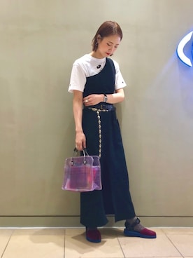 「ミッキー」｜ミヤビさん（レディース・165cm）の春コーディネート