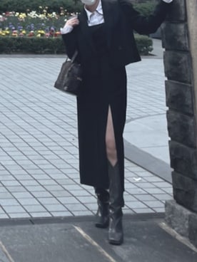 「stradivarius（ストラディバリウス）のアイテム（ジャケット/アウター）」を使った、ayaさん（レディース・159cm）の春コーディネート