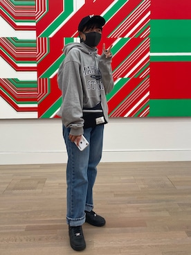 「Gregory」｜「アイテム（キャップ）」を使った、YUKAさん（レディース・157cm）の春コーディネート