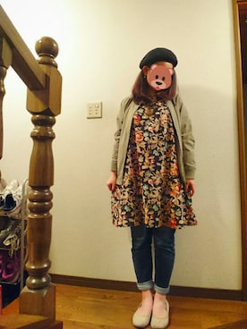 「FINAL DECISION（ファイナルディシジョン）のアイテム（ジャケット/アウター）」を使った、Minori :)さん（レディース・157cm）の冬コーディネート