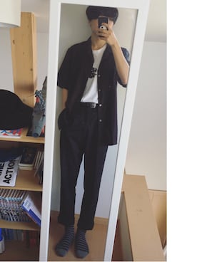 「魁！男塾」｜sho-takuさん（メンズ・173cm）の春コーディネート