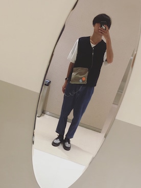 「ラッドミュージシャン」｜「アイテム（ブーツ）」を使った、sho-takuさん（メンズ・173cm）の秋コーディネート