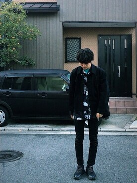 「LADMUSICIAN」｜「アイテム（ジャケット/アウター）」を使った、sho-takuさん（メンズ・173cm）の春コーディネート