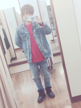 デニムジャケットを使った ジャニーズwest の人気ファッションコーディネート Wear