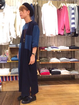 「grn（ジーアールエヌ）のアイテム（ワンピース/ドレス）」を使った、しんめいさん（レディース・159cm）の夏コーディネート