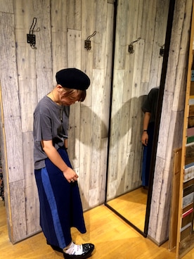 「maRe maRe（マーレマーレ）のアイテム（シューズ）」を使った、しんめいさん（レディース・159cm）の夏コーディネート