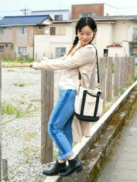 「春コート」｜マムマムさん（レディース・158cm）の春コーディネート