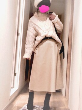 「AG by aquagirl（エージーバイアクアガール）のアイテム（スカート）」を使った、たまさん（レディース・152cm）の冬コーディネート