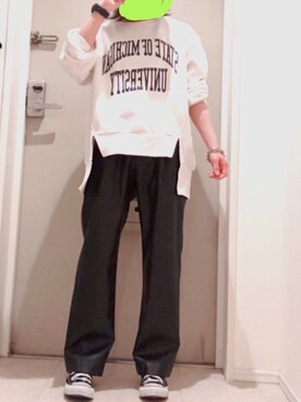 「JET（ジェット）のアイテム」を使った、たまさん（レディース・152cm）の春コーディネート