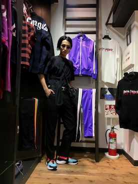 「Acne Studios（アクネストゥディオズ）のアイテム」を使った、NAOさん（メンズ・177cm）の夏コーディネート