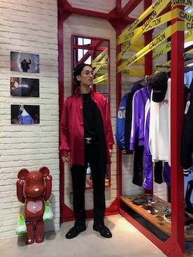 「Acne Studios（アクネストゥディオズ）のアイテム」を使った、NAOさん（メンズ・177cm）の夏コーディネート