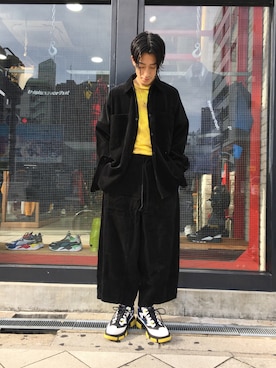 「L.H.P（エルエイチピー）のアイテム（パンツ）」を使った、NAOさん（メンズ・177cm）の冬コーディネート