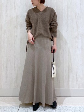 TOMOさん（レディース・152cm）の冬コーディネート