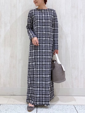 「RIVE DROITE（リヴドロワ）のアイテム（バレエシューズ）」を使った、TOMOさん（レディース・152cm）の冬コーディネート