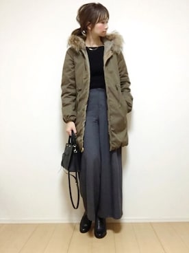 hakuさん（レディース・163cm）の冬コーディネート