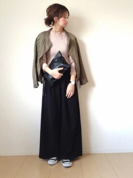 「nﾟ 44（ナンバーヨンジュウヨン）のアイテム」を使った、hakuさん（レディース・163cm）の春コーディネート