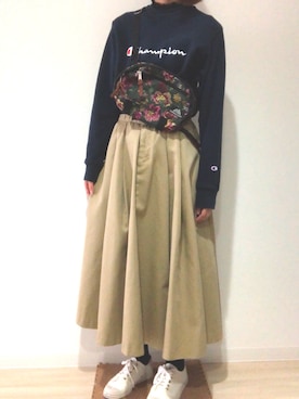 「Gregory」｜「アイテム（ワンピース/ドレス）」を使った、りほさん（レディース・166cm）の春コーディネート