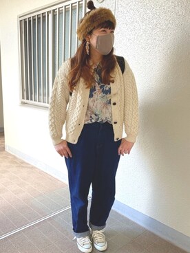 みこたろおさん（レディース・155cm）の冬コーディネート